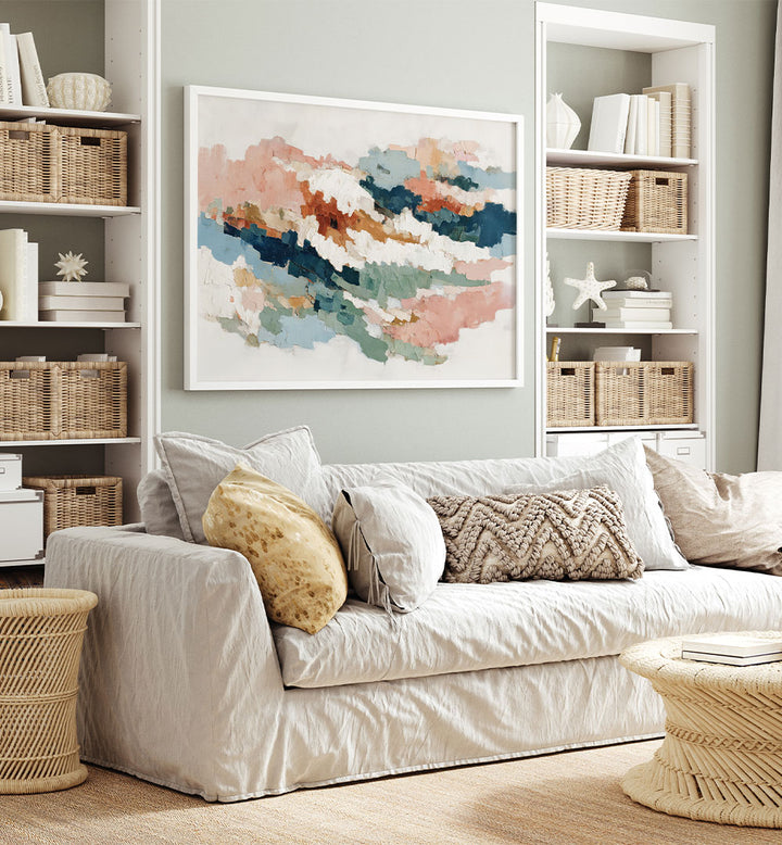 LAYERED LANDSCAPE WITH THICK TEXTURE