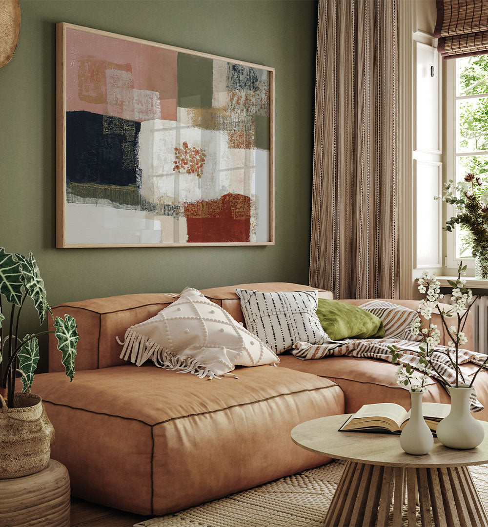 LAYERED ORGANIC SHAPES WITH TEXTURE