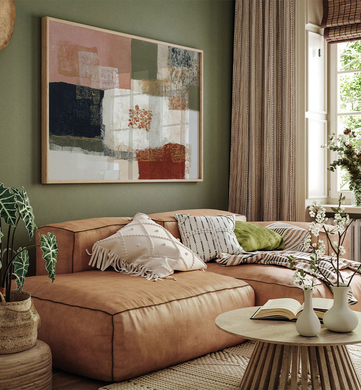 LAYERED ORGANIC SHAPES WITH TEXTURE