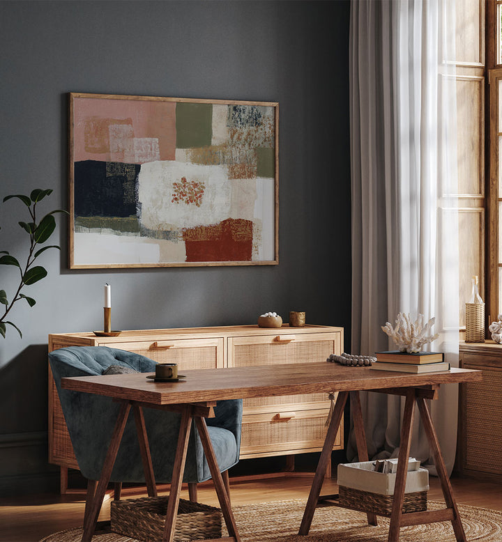 LAYERED ORGANIC SHAPES WITH TEXTURE
