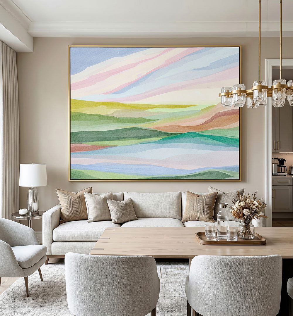 LAYERED PASTEL HILLS