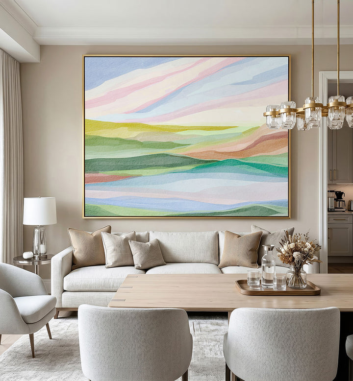 LAYERED PASTEL HILLS