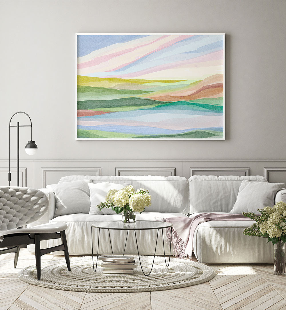 LAYERED PASTEL HILLS