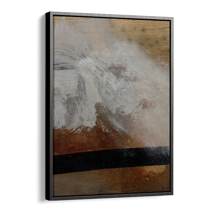 Layers By Dan Hob day Abstract Art Artwork in Black Floater Frame
