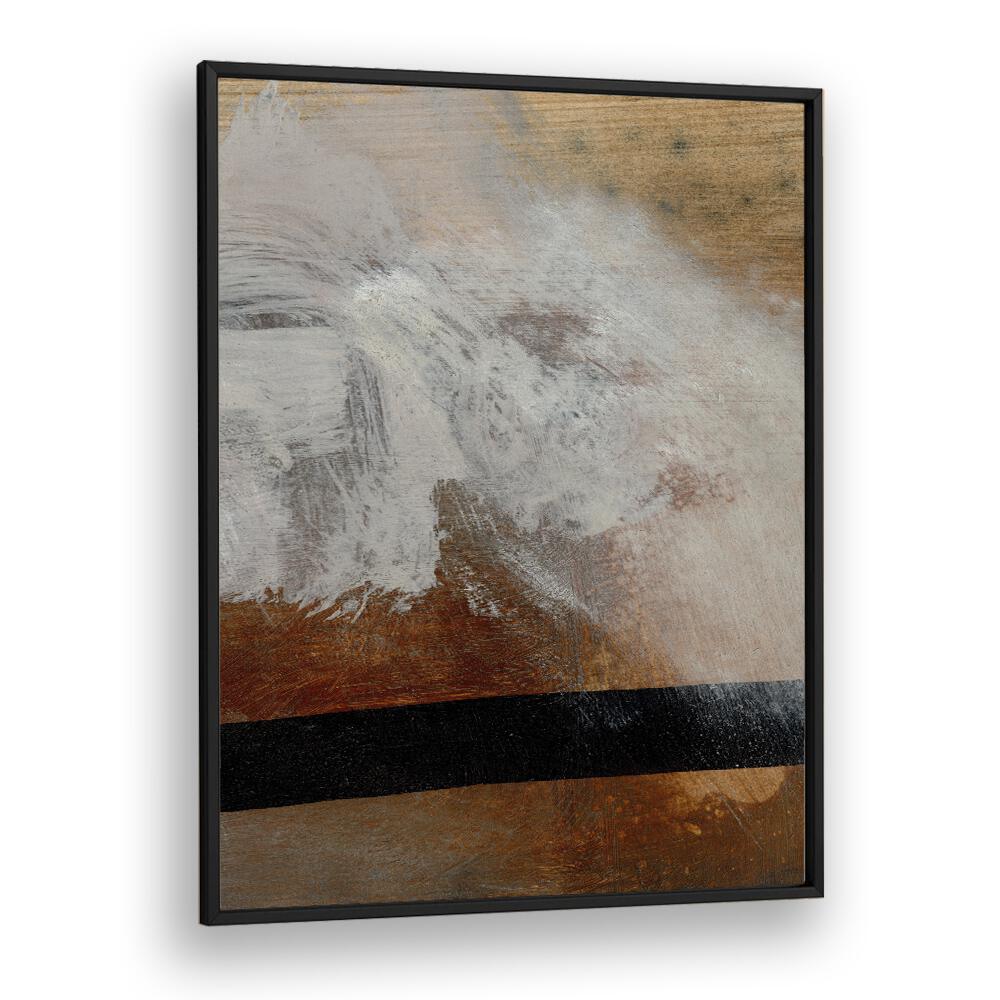 Layers By Dan Hob day Abstract Art Artwork in Black Plain Frame