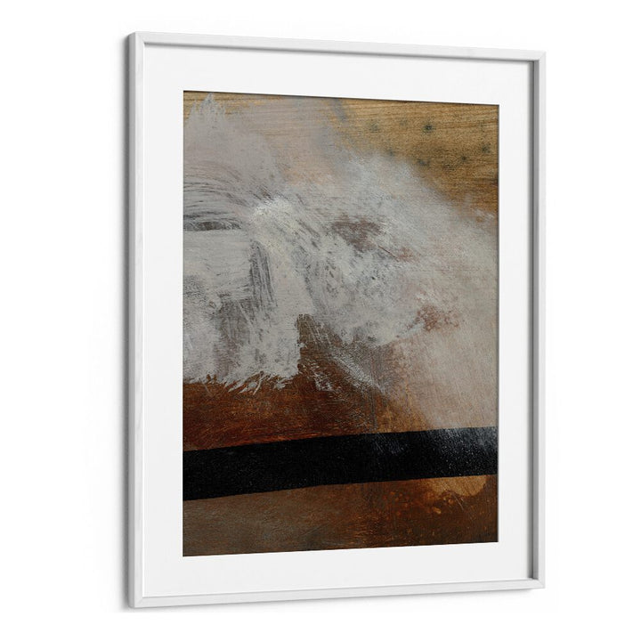 Layers By Dan Hob day Abstract Art Artwork  in White frame With Mount