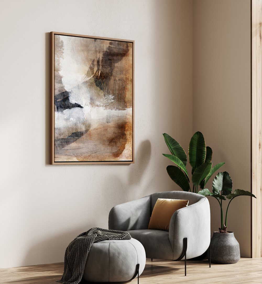 Transform your space with LAYERS II, ABSTRACT PAINTINGS showcasing rich textures and colors for modern decor.