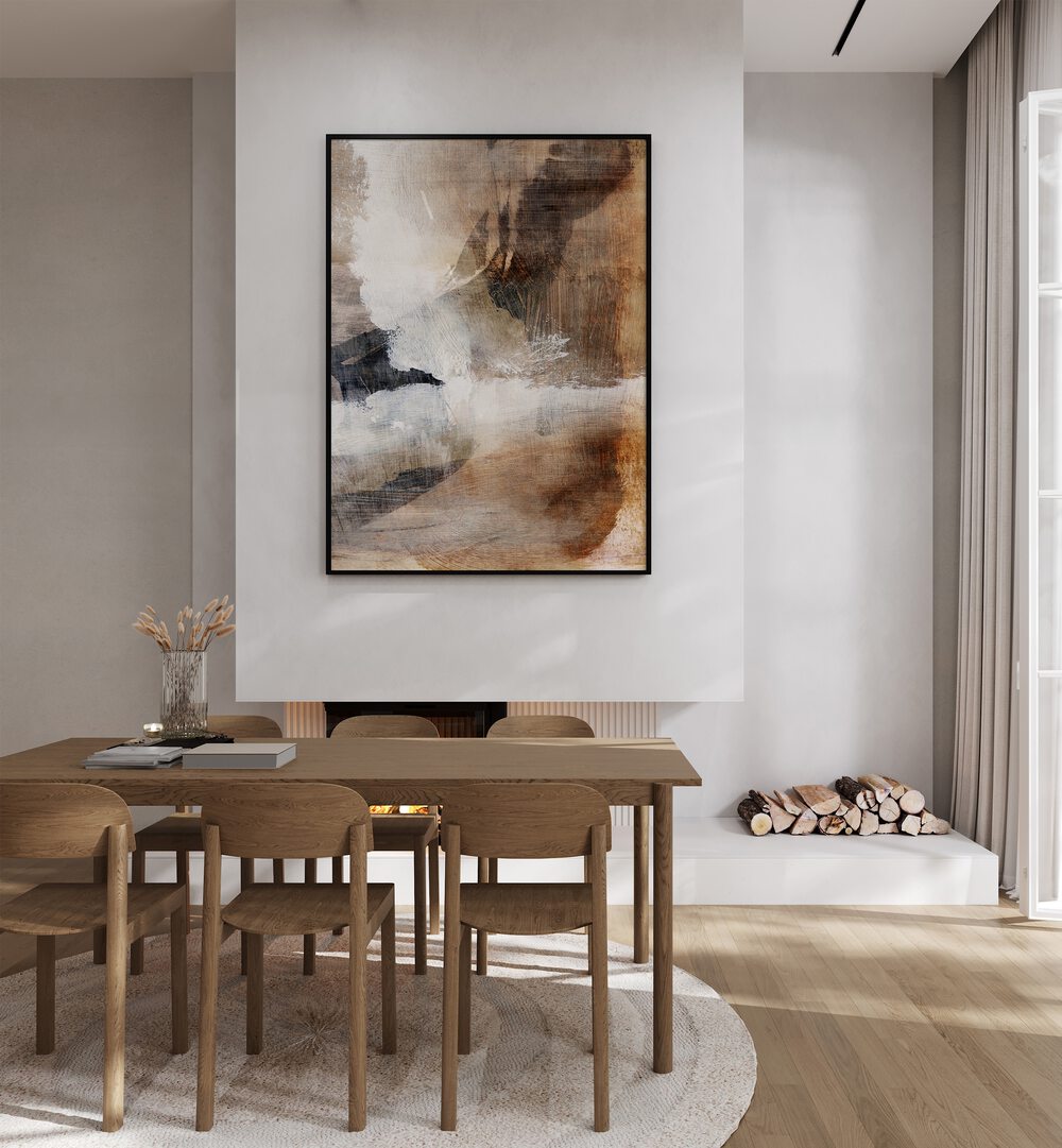 Elevate your space with LAYERS II, ABSTRACT PAINTINGS, showcasing intricate colors and textures for a creative touch.