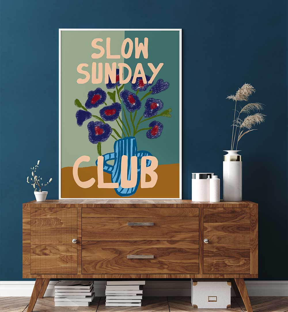 LAZY BLOOM VASE , QUOTES & TYPOGRAPHY POSTERS