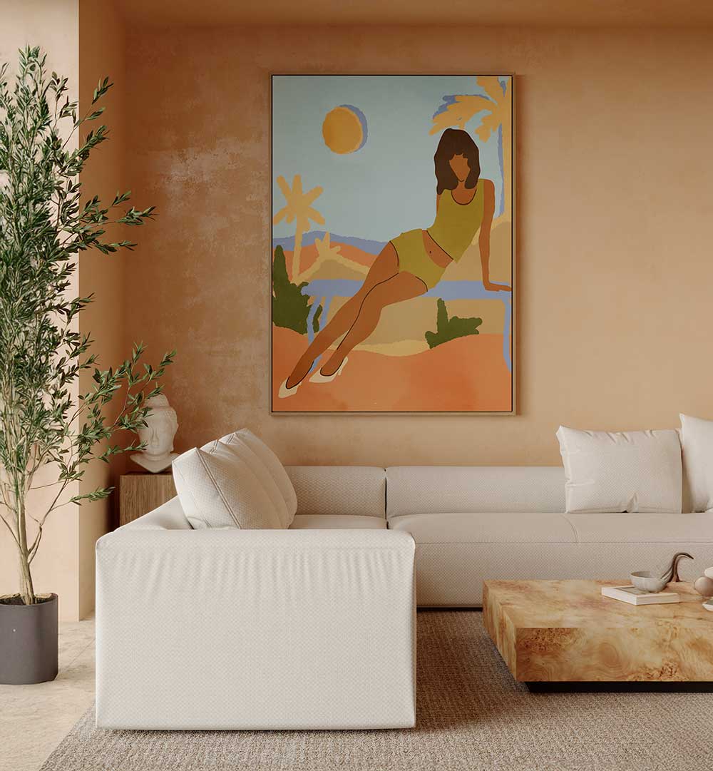 LEANING INTO THE BREEZE , PORTRAITS & FIGURATIVE ILLUSTRATIONS