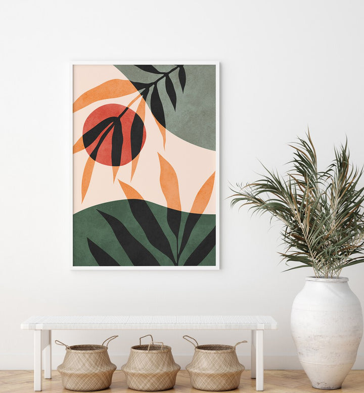 LEAVES II , BOHO ART PAINTINGS
