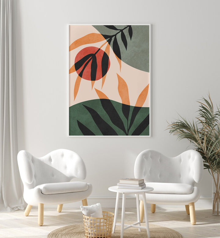 LEAVES II , BOHO ART PAINTINGS