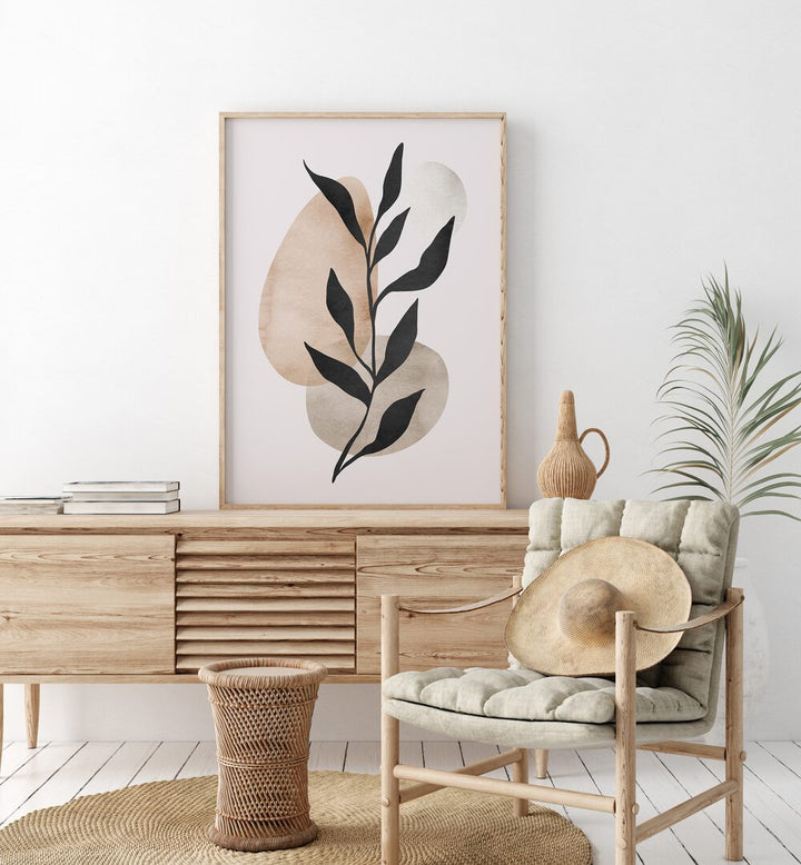 LEAVES IX , BOHO ART PAINTINGS