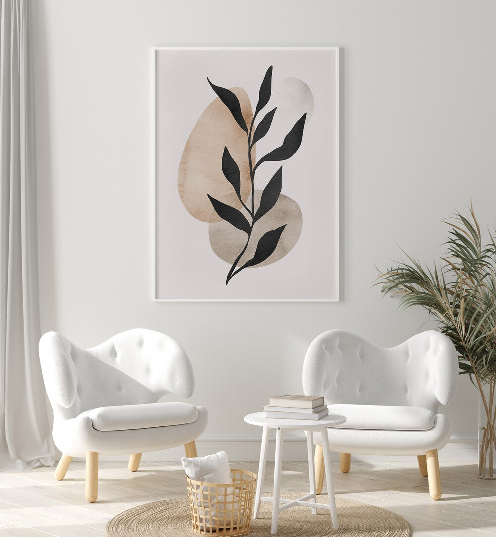 LEAVES IX , BOHO ART PAINTINGS