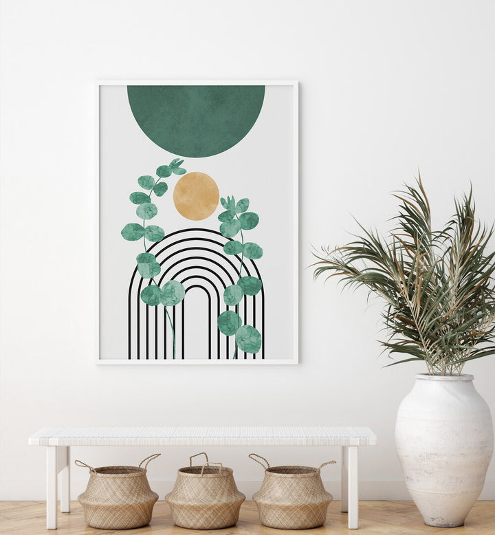 LEAVES IV , BOHO ART PAINTINGS