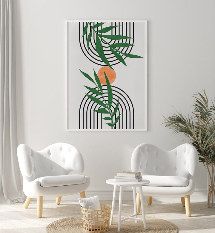 LEAVES VI , BOHO ART PAINTINGS