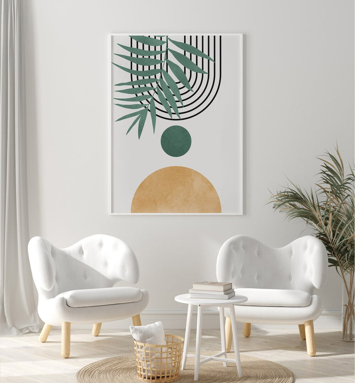 LEAVES V , BOHO ART PAINTINGS