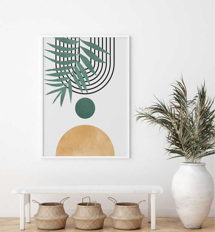 LEAVES V , BOHO ART PAINTINGS