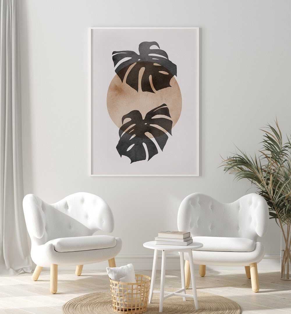 LEAVES VIII , BOHO ART PAINTINGS