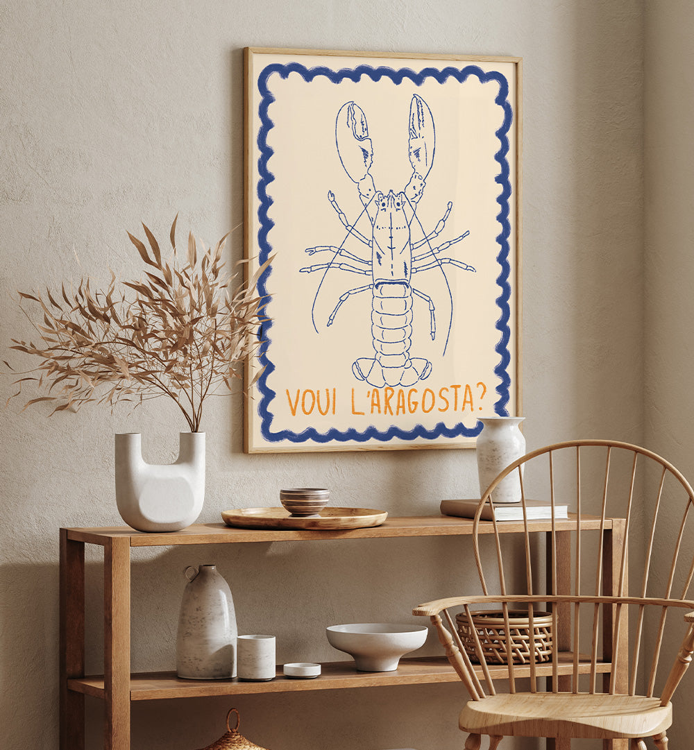 ITALIAN LOBSTER DRAWING