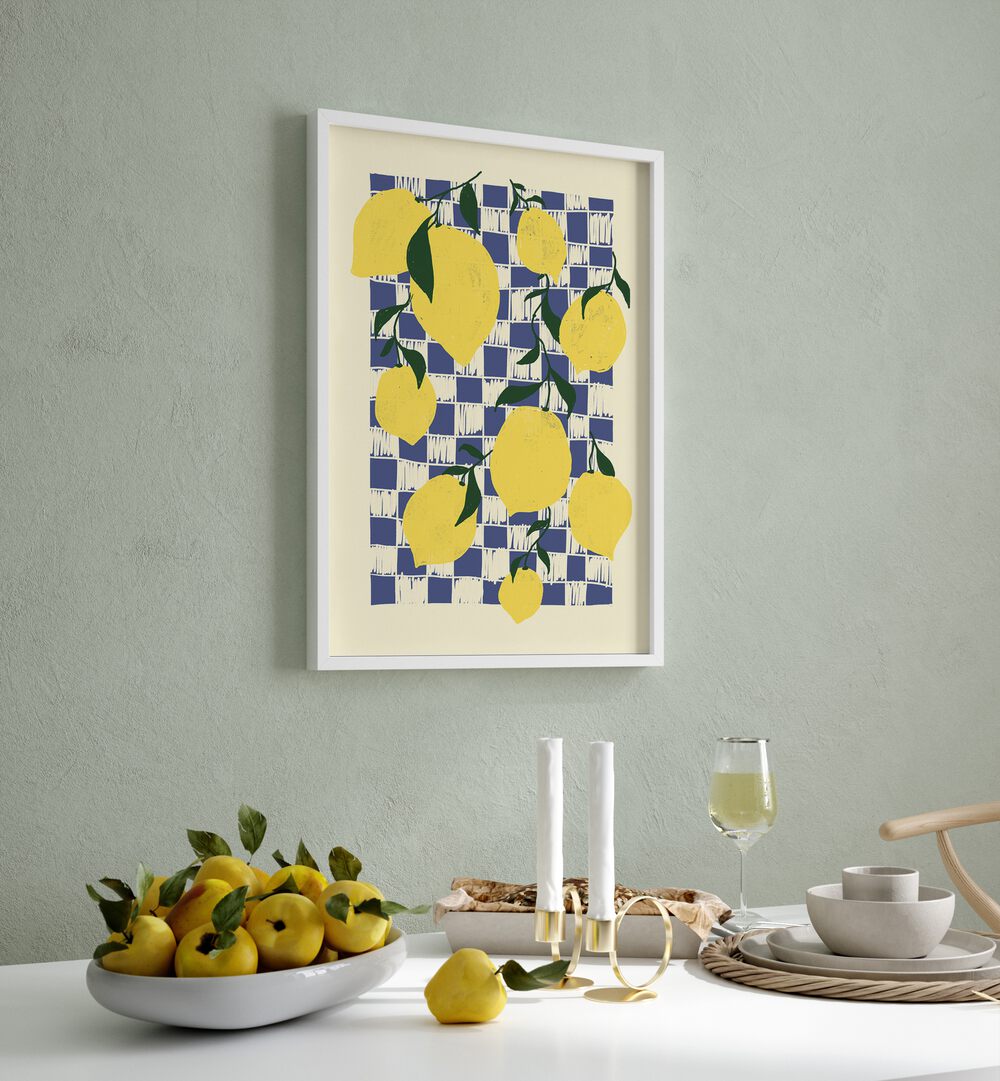 LEMONS , KITCHEN ART PRINTS