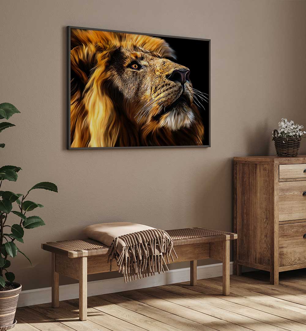 Stunning LEO Animal Paintings enhance your home decor with vibrant wildlife artistry and captivating beauty.