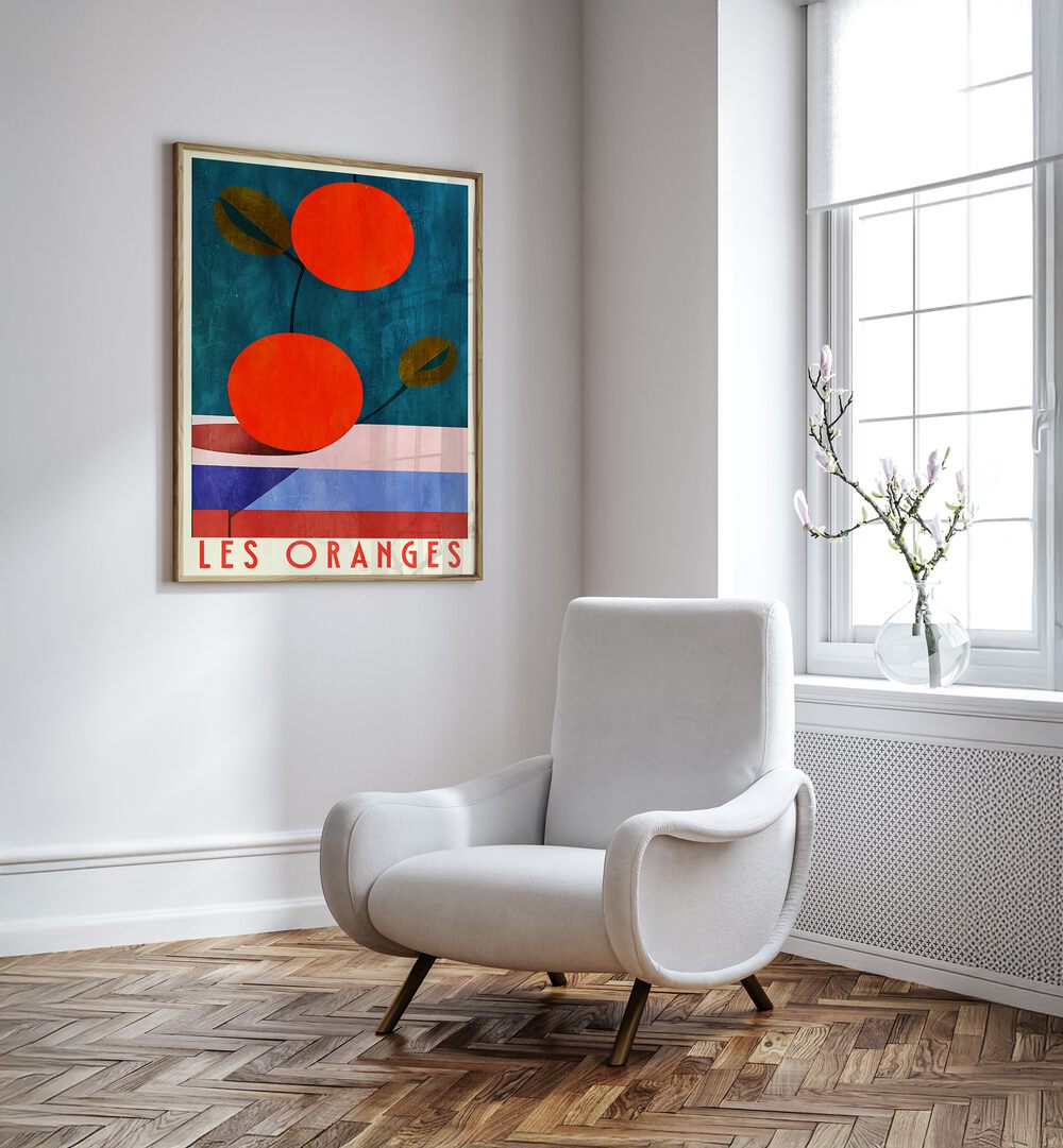 Brighten your kitchen with vibrant LES ORANGES, KITCHEN POSTERS featuring stunning orange-themed artwork.