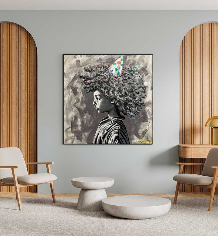 LIFE IS A PARTY INVITE YOURSELF , POP ART PAINTINGS