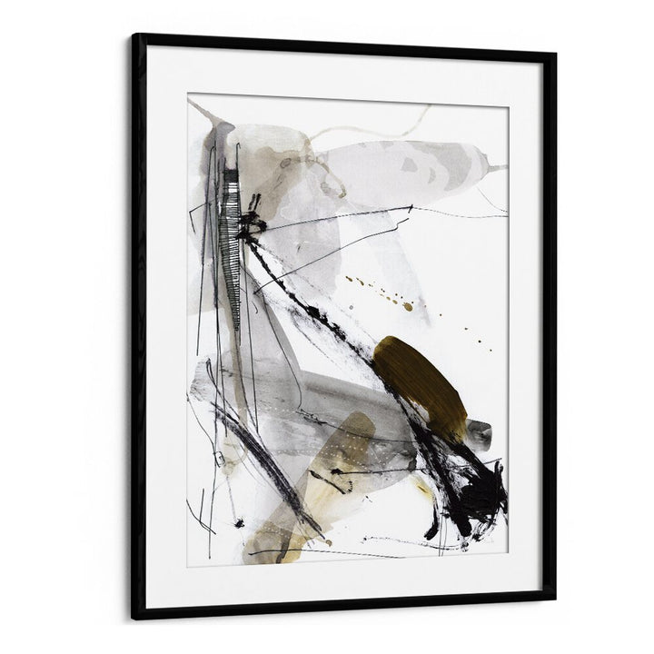 Lights HouseBy Dan Hob day Abstract Art Artwork in Black Frame With Mount
