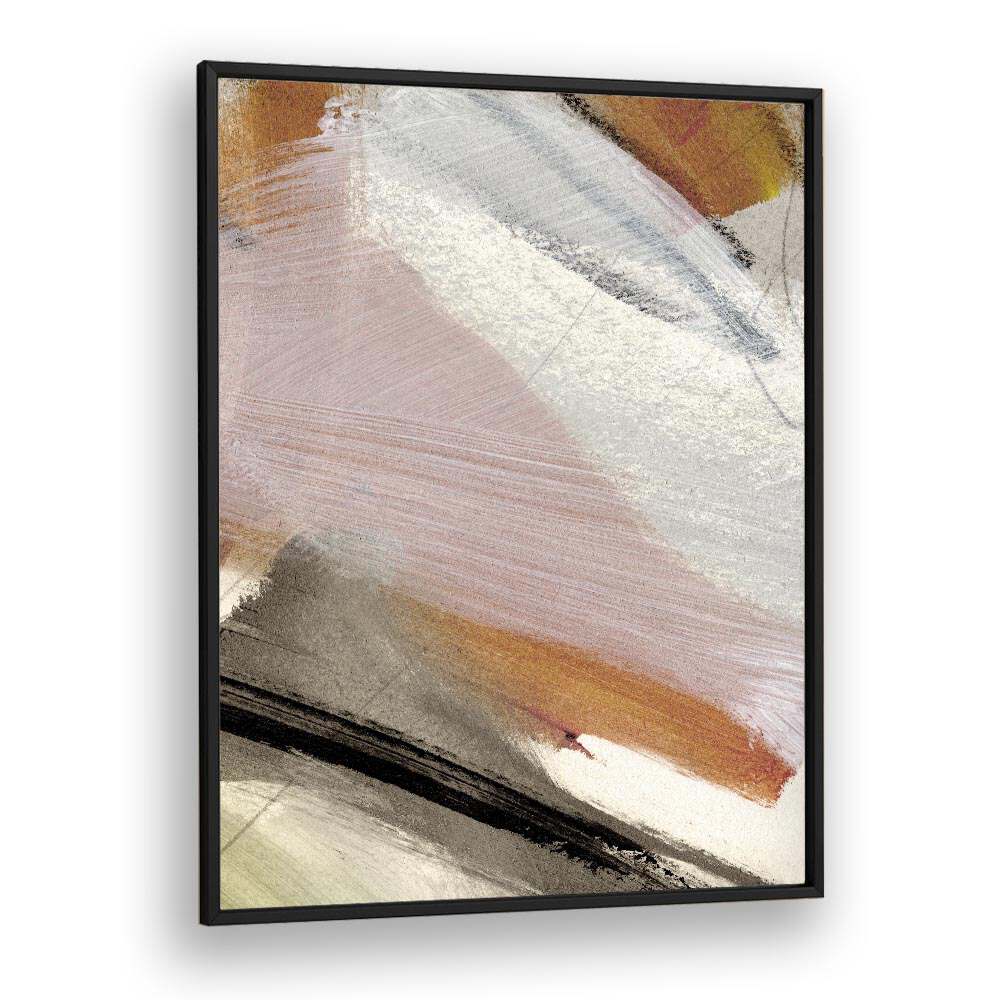 Lights  By Dan Hob day Abstract Art Artwork in Black Plain Frame
