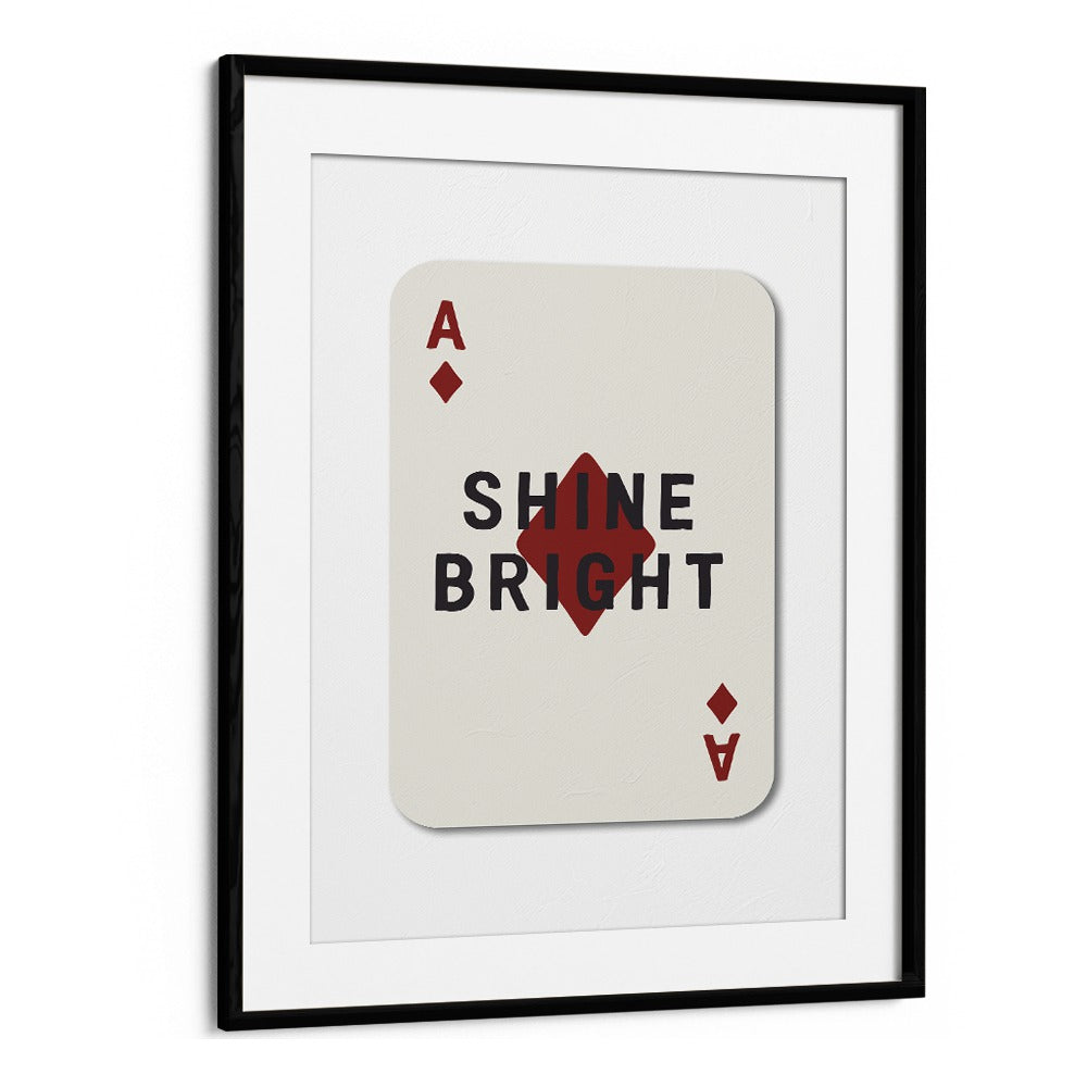 Like A Diamond Sports Art Artwork in Black Frame With Mount