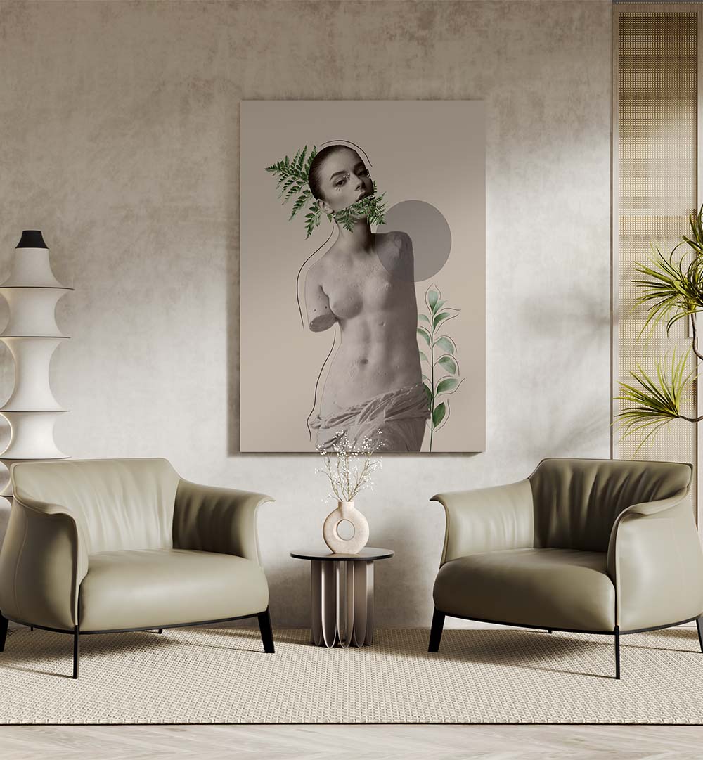 LILI II, PORTRAITS features a striking abstract figure art piece, perfect for modern living spaces.
