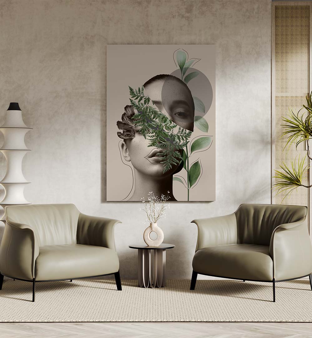 LILI III, PORTRAITS showcases a stunning blend of figurative art and abstract expressions for elegant wall decor.