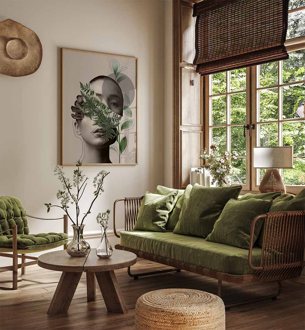 LILI III, PORTRAITS brings emotional depth and abstract beauty to your wall decor, enhancing any living space.