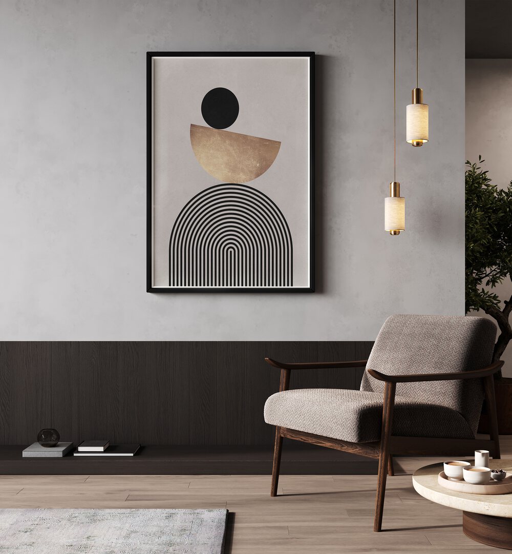 LINES AND CIRCLES XX , GEOMETRIC ART PRINTS