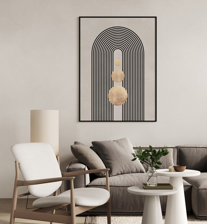 LINES AND CIRCLES XIX , BOHO ART PAINTINGS