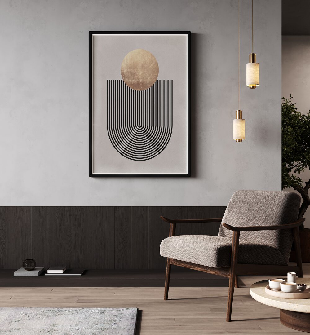 LINES AND CIRCLES XXI , GEOMETRIC ART PRINTS