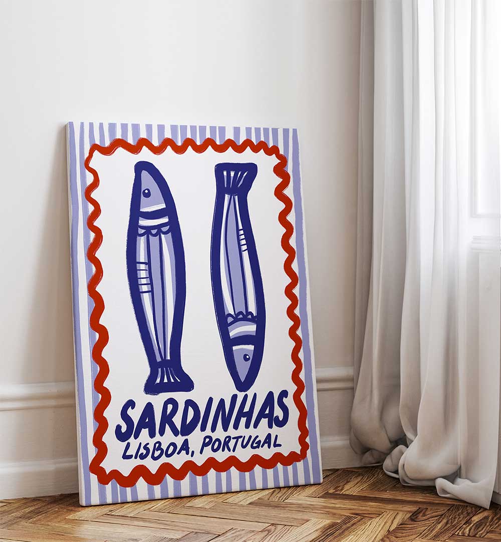 LISBON SARDINES DELIGHT , KITCHEN POSTERS
