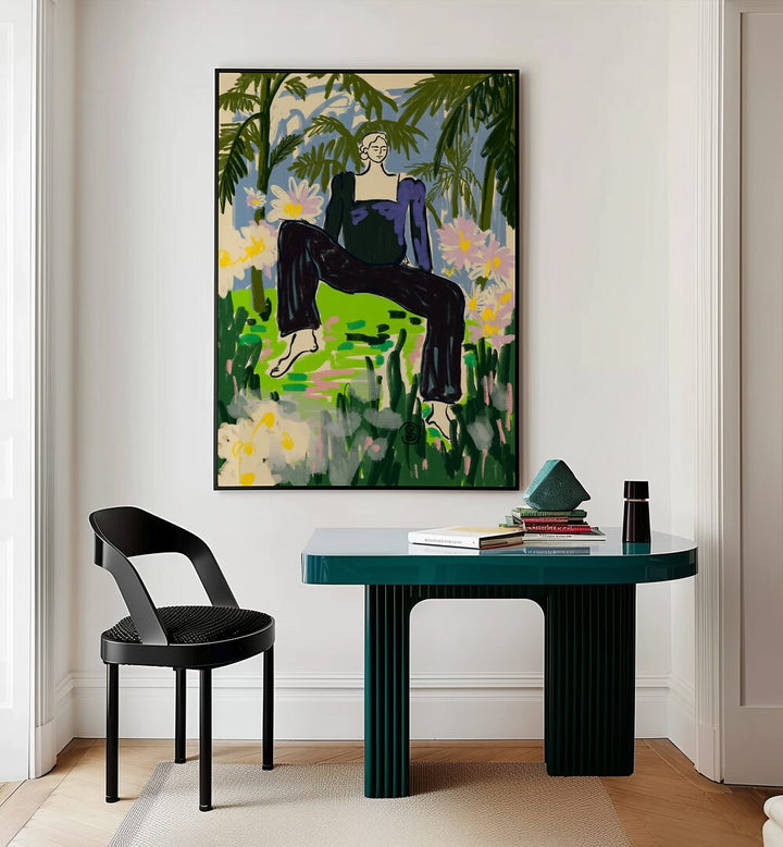 LISTEN TO THE SILENCE , VIBRANT & ELECTRIC ART PRINTS