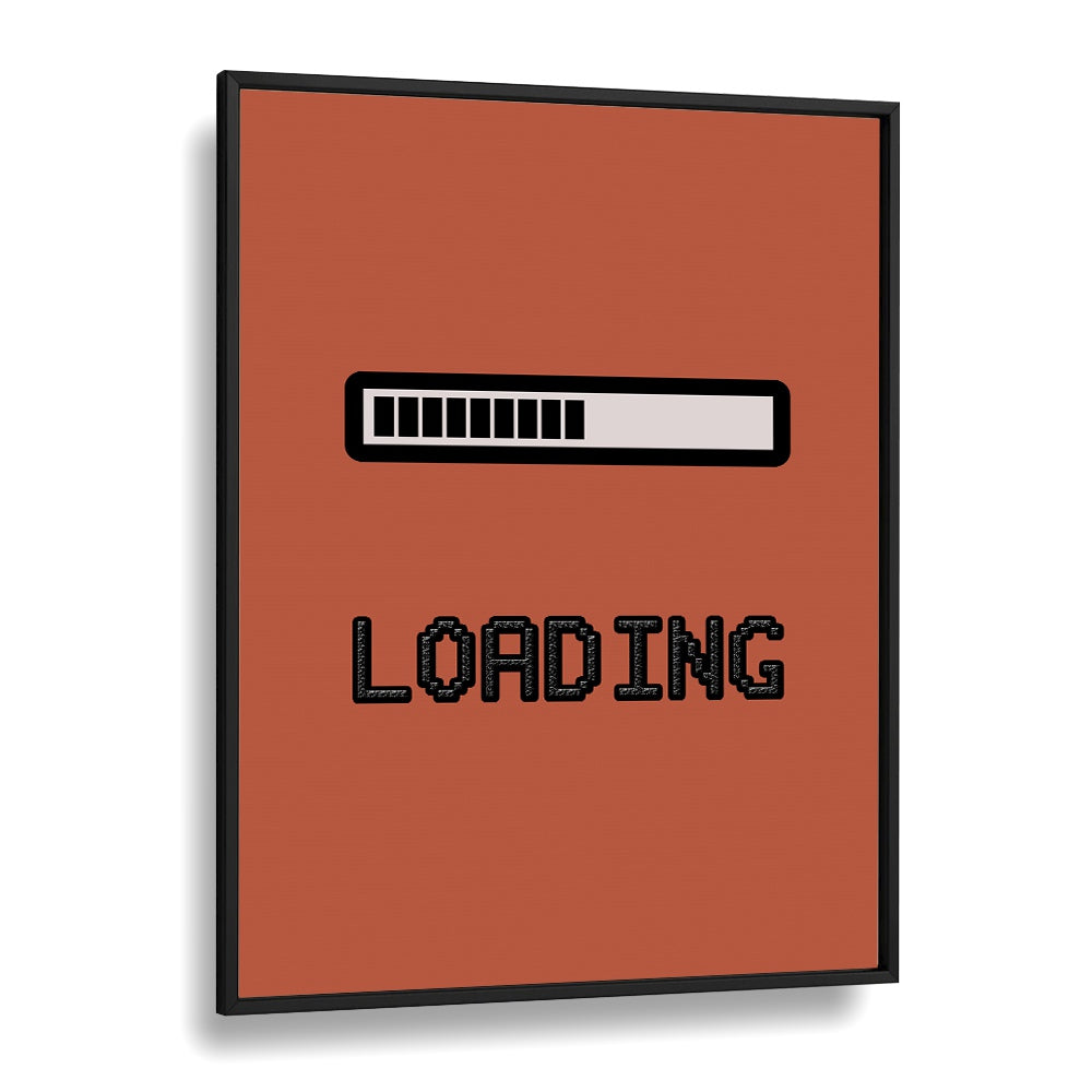 Loading I Gaming Art Artwork in Black Plain Frame