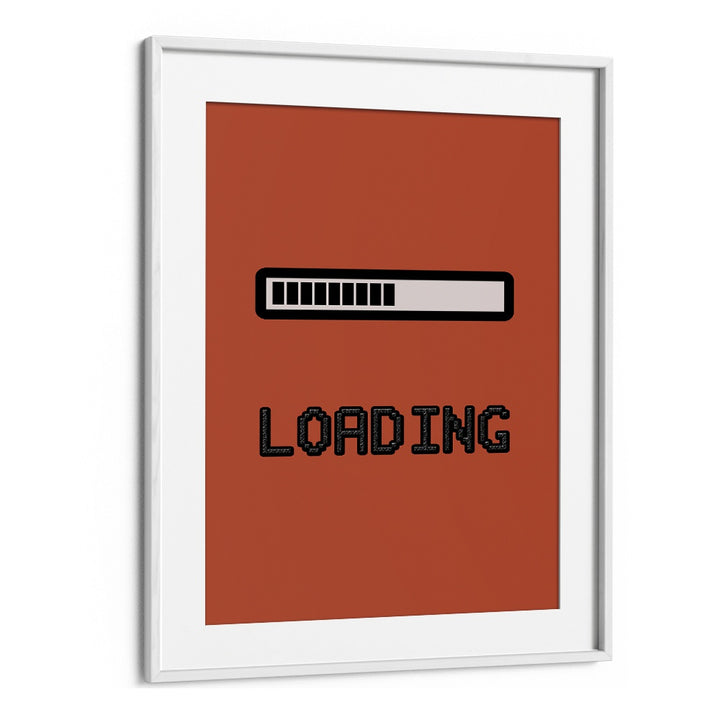 Loading I Gaming Art Artwork in White Frame With Mount