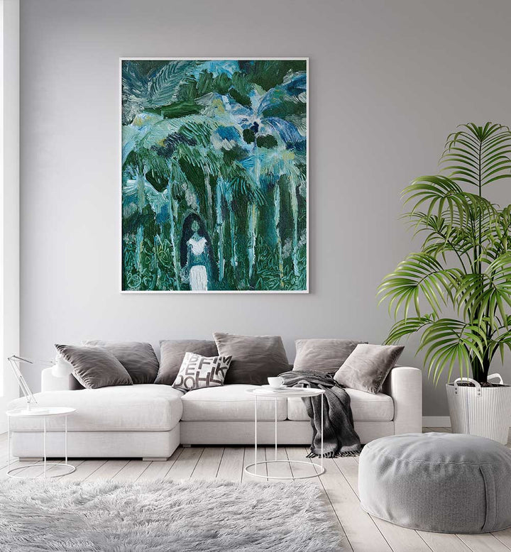 LOCAL IN TROPICAL FOREST , FLORAL FLOWER PAINTINGS