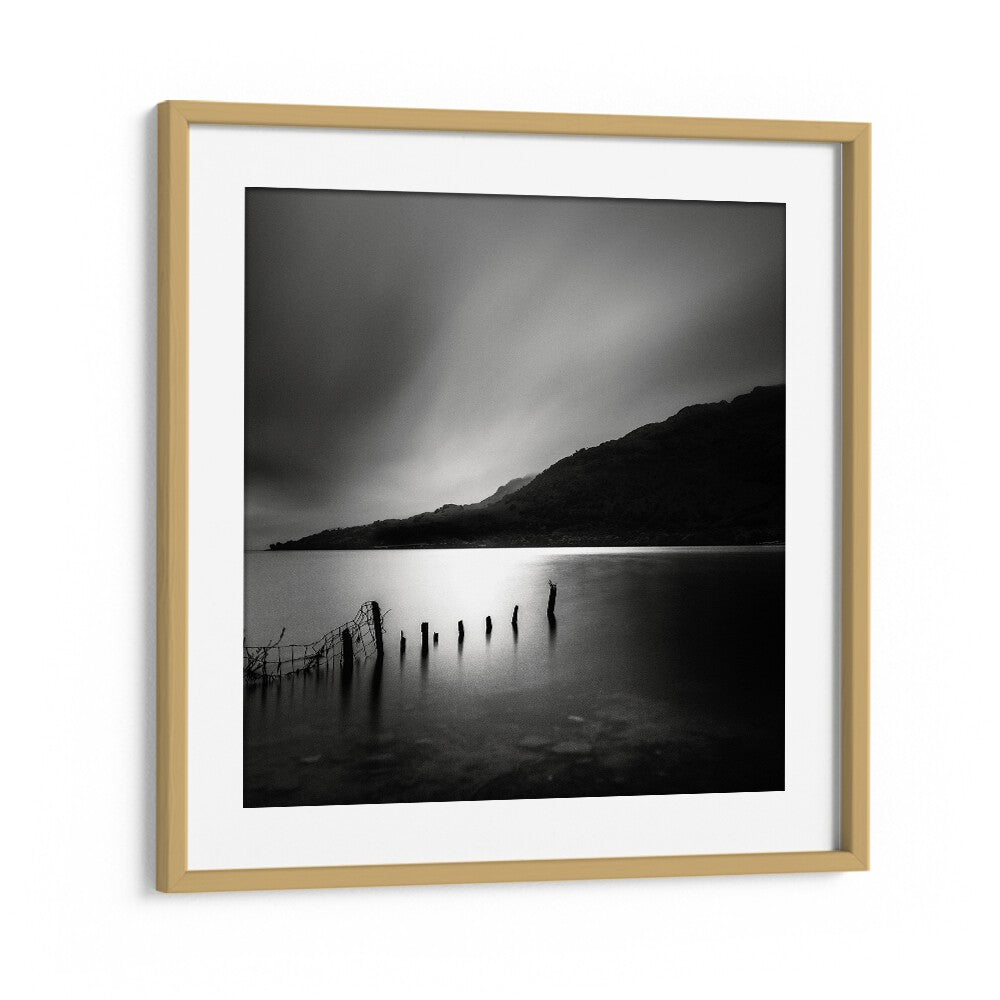 LOCH LOMOND LANDSCAPE PHOTOGRAPHY in Oak Wood Frame With Mount