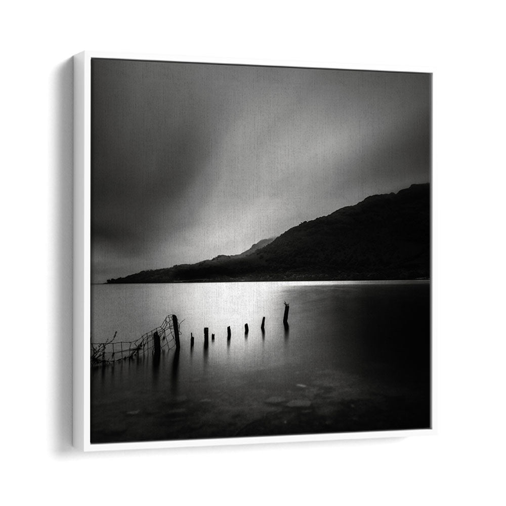 LOCH LOMOND LANDSCAPE PHOTOGRAPHY in White Floater Frame