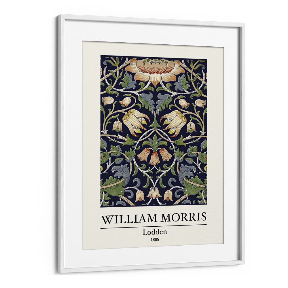 Lodden 1889 A Tapestry Of Nature And Artistry By William Morris's art painting Artwork in White frame With Mount