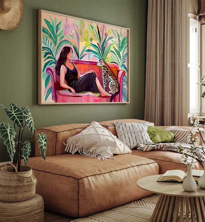 LOEOPARD IN THE ROOM , FASHION POSTERS