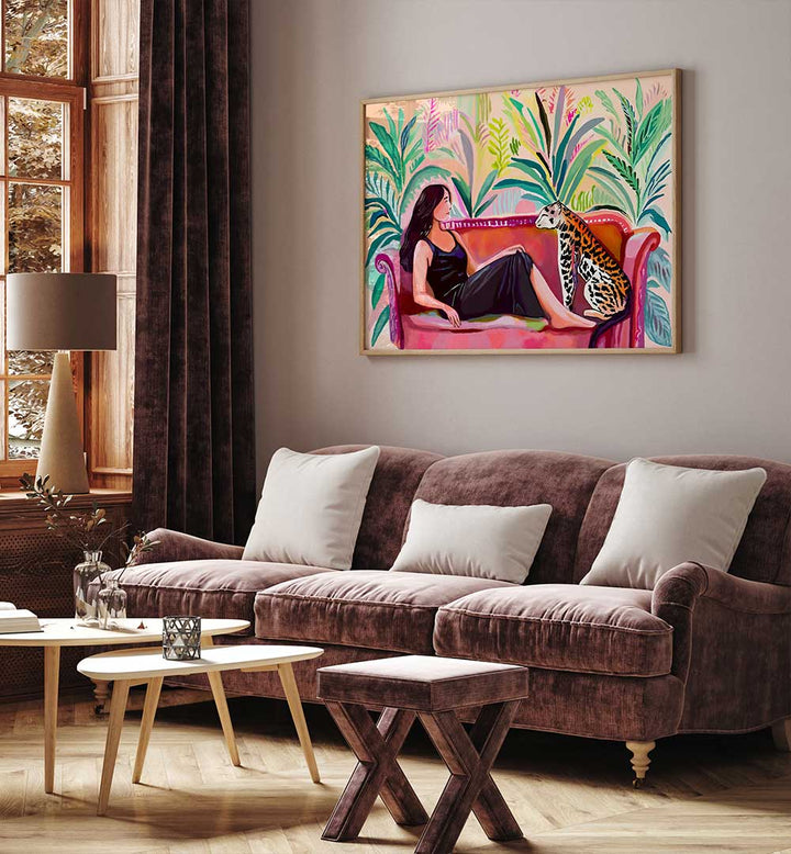 LOEOPARD IN THE ROOM , FASHION POSTERS