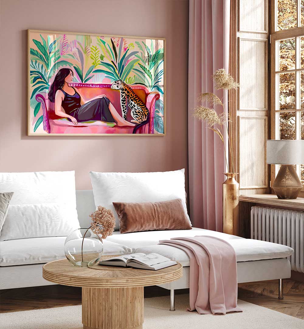 LOEOPARD IN THE ROOM , FASHION POSTERS