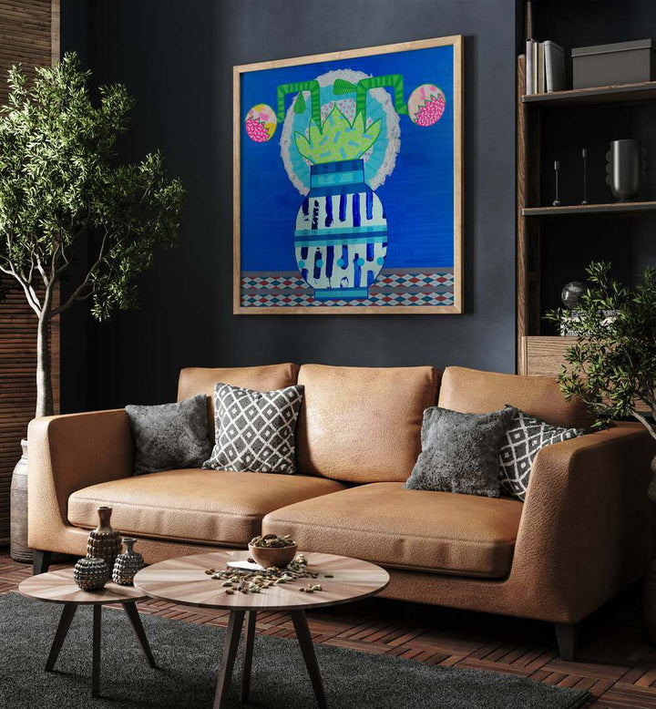 Vibrant LOTUS BLOOM, FLORAL FLOWER PAINTINGS enhancing modern home decor with serene beauty and tranquility.