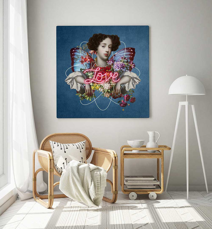 LOVE - A COLLAGE , PORTRAITS & FIGURATIVE ILLUSTRATIONS